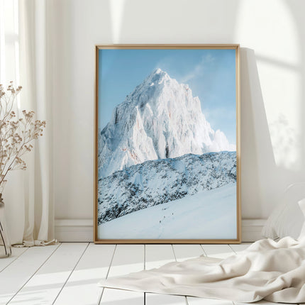 Three Ski Tourers in Chamonix - Alpine Wall Art