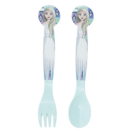 SEO. Frozen Eiskönigin Plastik Besteck Set - 2 Teile - Linkreich