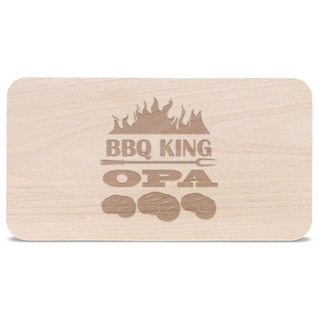 SEO. Frühstücksbrettchen BBQ King Opa - Linkreich
