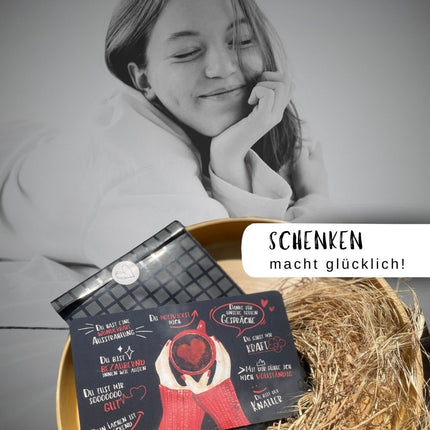 SEO. Frühstücksbrettchen “Du bist" (rot) - Linkreich