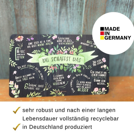 SEO. Frühstücksbrettchen „Du schaffst das!“ - Linkreich