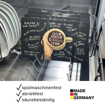 SEO. Frühstücksbrettchen "Guten Morgen Bonussohn“ - Linkreich