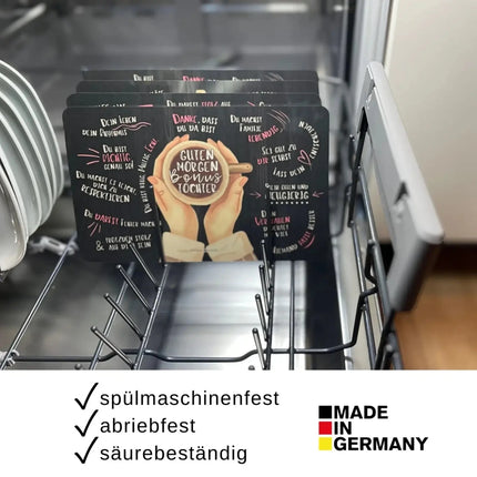 SEO. Frühstücksbrettchen "Guten Morgen Bonustochter“ - Linkreich