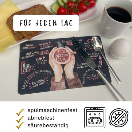 SEO. Frühstücksbrettchen “Guten Morgen Mama" - Linkreich
