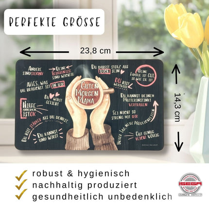 SEO. Frühstücksbrettchen “Guten Morgen Mama" - Linkreich