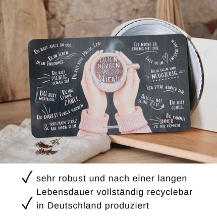 SEO. Frühstücksbrettchen "Guten Morgen Nichte“ - Linkreich