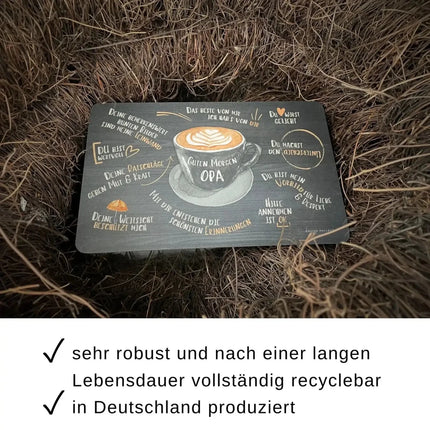SEO. Frühstücksbrettchen “Guten Morgen Opa" - Linkreich