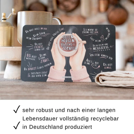 SEO. Frühstücksbrettchen "Guten Morgen Patentochter“ - Linkreich