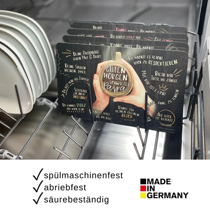 SEO. Frühstücksbrettchen "Guten Morgen Schwiegerpapa“ - Linkreich
