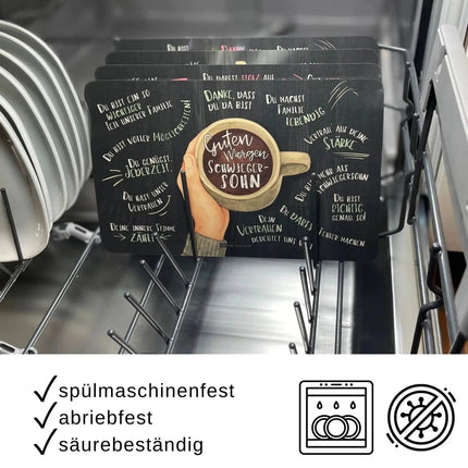 SEO. Frühstücksbrettchen "Guten Morgen Schwiegersohn" - Linkreich