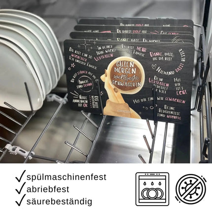 SEO. Frühstücksbrettchen "Guten Morgen weltbeste Schwägerin“ - Linkreich