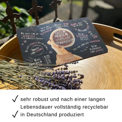 SEO. Frühstücksbrettchen "Guten Morgen weltbeste Schwägerin“ - Linkreich