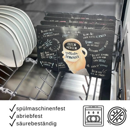 SEO. Frühstücksbrettchen "Guten Morgen weltbester Schwager" - Linkreich