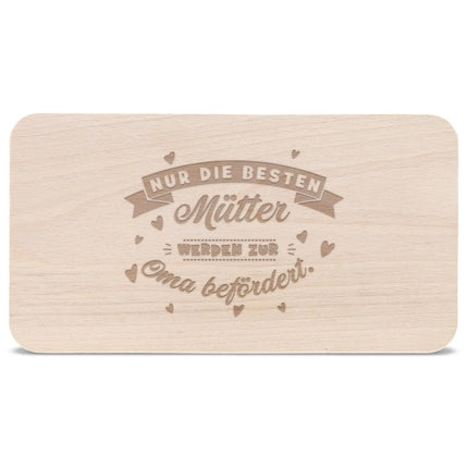 SEO. Frühstücksbrettchen "Nur die Besten Mütter werden zur Oma befördert" - Linkreich