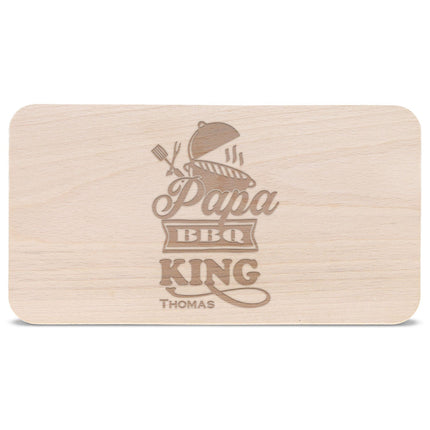 SEO. Frühstücksbrettchen Papa BBQ King - Linkreich
