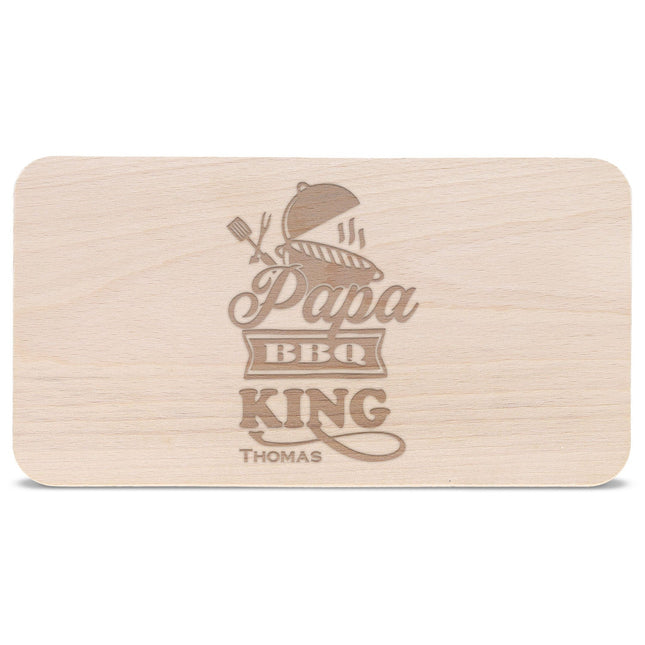 SEO. Frühstücksbrettchen Papa BBQ King - Linkreich