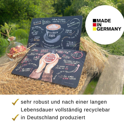SEO. Frühstücksbrettchen Set "Guten Morgen Mama und Papa" - Linkreich