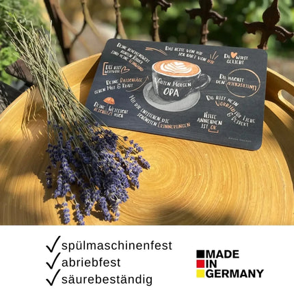 SEO. Frühstücksbrettchen Set "Guten Morgen Oma und Opa" - Linkreich