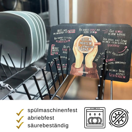 SEO. Frühstücksbrettchen Set "Guten Morgen Schwiegermama und Schwiegerpapa“ - Linkreich