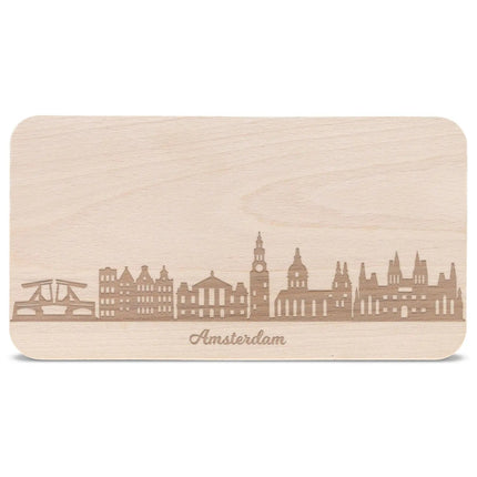 SEO. Frühstücksbrettchen Skyline Amsterdam - Linkreich
