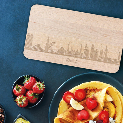 SEO. Frühstücksbrettchen Skyline Dubai - Linkreich