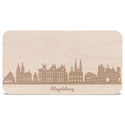 SEO. Frühstücksbrettchen Skyline Magdeburg - Linkreich