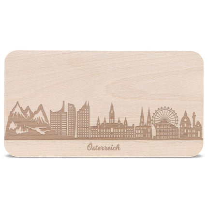 SEO. Frühstücksbrettchen Skyline Österreich - Linkreich