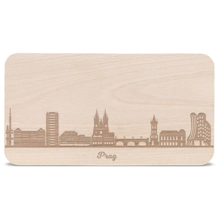 SEO. Frühstücksbrettchen Skyline Prag - Linkreich