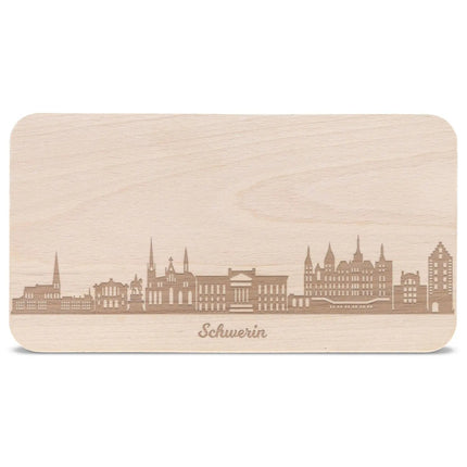 SEO. Frühstücksbrettchen Skyline Schwerin - Linkreich