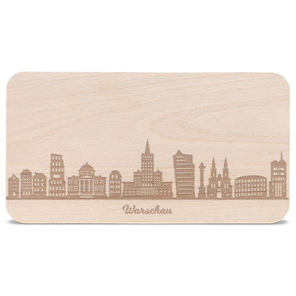 SEO. Frühstücksbrettchen Skyline Warschau - Linkreich