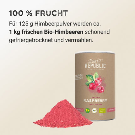 SEO. Fruit Powder - Raspberry - 125 g Linkreich