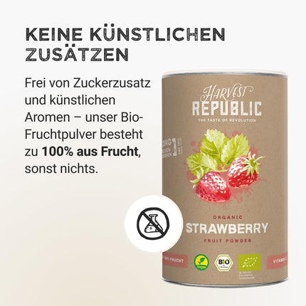 SEO. Fruit Powder - Strawberry - 125 g Linkreich
