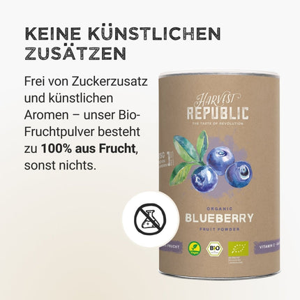 SEO. Fruit Powder - Wild Blueberry - 125 g Linkreich
