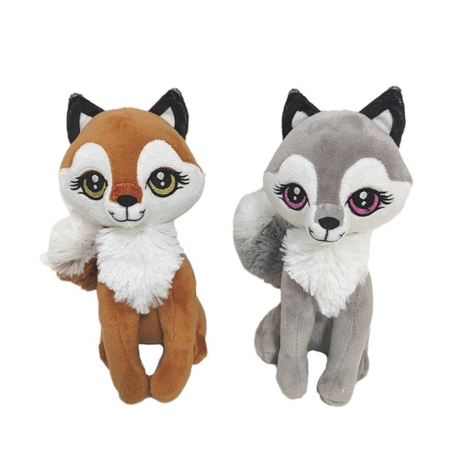 SEO. Fuchs Kuscheltier - 20 cm Plüschtier Kinder weiches Stofftier - Braun Linkreich
