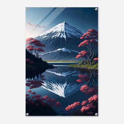 Fuji - Leinwandbild Japanisch (Canvas) kaufen bei Linkreich – Jetzt entdecken!