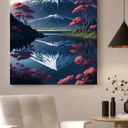 Fuji - Leinwandbild Japanisch (Canvas) kaufen bei Linkreich – Jetzt entdecken!