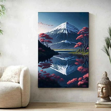 Fuji - Leinwandbild Japanisch (Canvas) kaufen bei Linkreich – Jetzt entdecken!