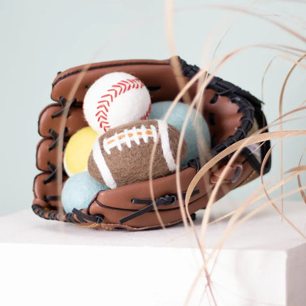 BUDDY. Hundespielzeug aus Schafwolle "Tennisball"