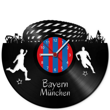 SEO. Fussball Wanduhr aus Vinyl München Vereinsliebe - Linkreich
