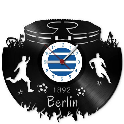 SEO. Fussball Wanduhr aus Vinyl Vereinsliebe Berlin - Linkreich