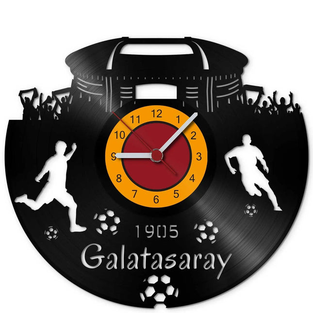 SEO. Fussball Wanduhr aus Vinyl Vereinsliebe Galatasaray - Linkreich