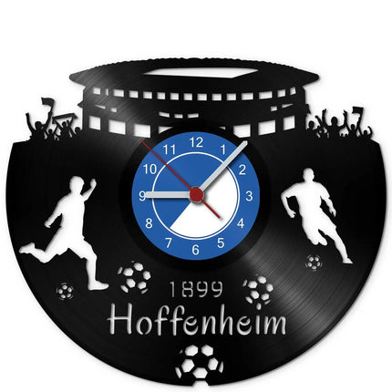 SEO. Fussball Wanduhr aus Vinyl Vereinsliebe Hoffenheim - Linkreich