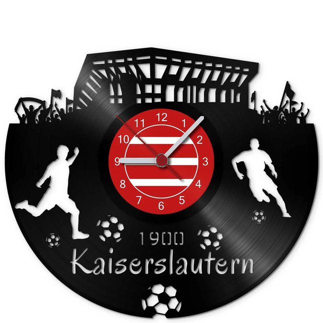 SEO. Fussball Wanduhr aus Vinyl Vereinsliebe Kaiserslautern - Linkreich