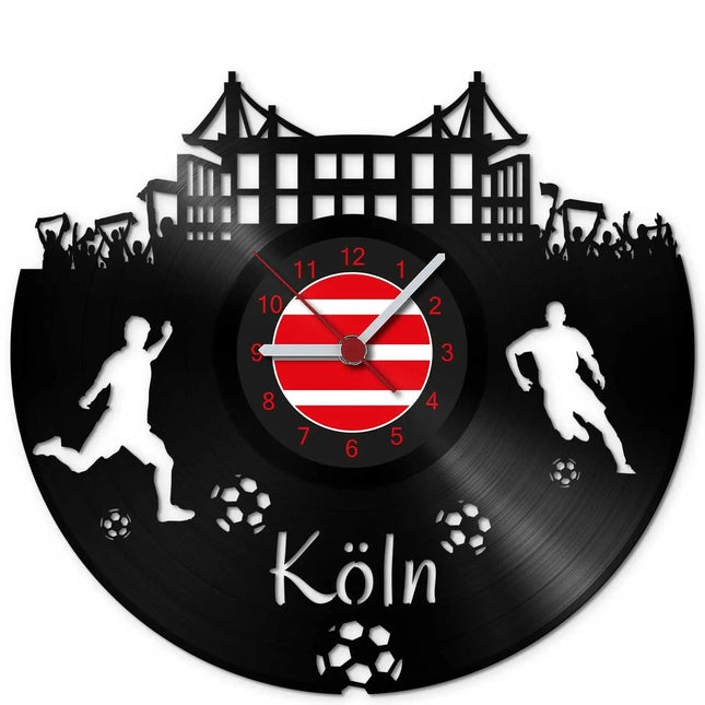 SEO. Fussball Wanduhr aus Vinyl Vereinsliebe Köln - Linkreich