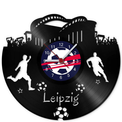 SEO. Fussball Wanduhr aus Vinyl Vereinsliebe Leipzig - Linkreich