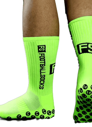 Fußballsocken – Rutschfestes Performance-Modell mit Pro Grip für Stabilität & Kontrolle - Grün Linkreich