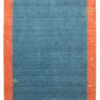 Rechteckig / Blau / 240 x 170 cm Rechteckig