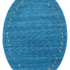 Oval / Blau / 240 x 170 cm Oval
