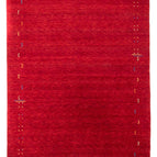 Rechteckig / Dunkelrot / 90 x 60 cm Rechteckig