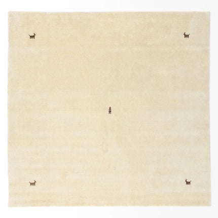 Gabbeh Teppich - Indus »Sahara« Quadratisch (Teppich) kaufen bei Linkreich – Jetzt entdecken!